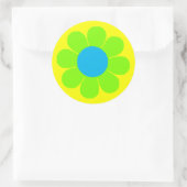 Stroomverbruik Ronde Sticker (Tas)