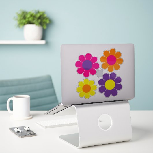 Stroomverbruik Sticker (Laptop op bureau)