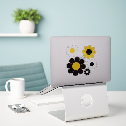 Stroomverbruik Sticker (Laptop op bureau)