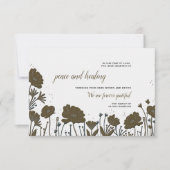 Stroomverbruik sympathie bedankt kaart (Voorkant)