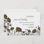 Stroomverbruik sympathie bedankt kaart (Voorkant / Achterkant)