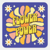 Stroomverbruik Vierkante Sticker (Voorkant)