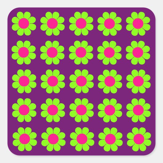 Stroomverbruik Vierkante Sticker (Voorkant)