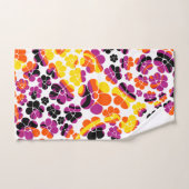 Stroomverbruik - zwart, roze, Oranje en geel Bad Handdoek (Handdoek)