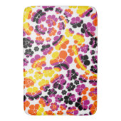 Stroomverbruik - zwart, roze, Oranje en geel Badmat (Voorkant Verticaal)