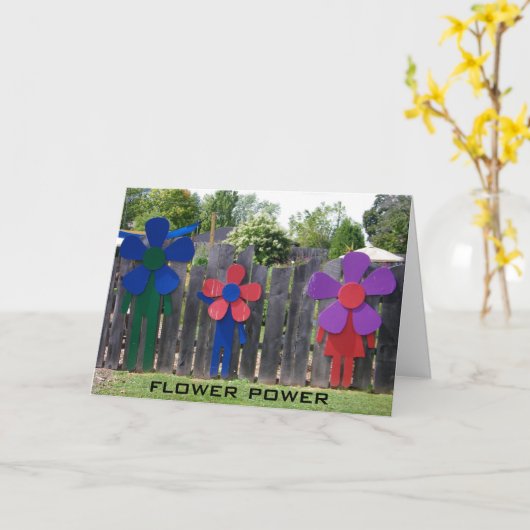 STROOMVERMOGEN BIRTHDAY WISHT KAART (Gele Bloem)