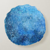 Stroomvis Rond Kussen (Achterkant)