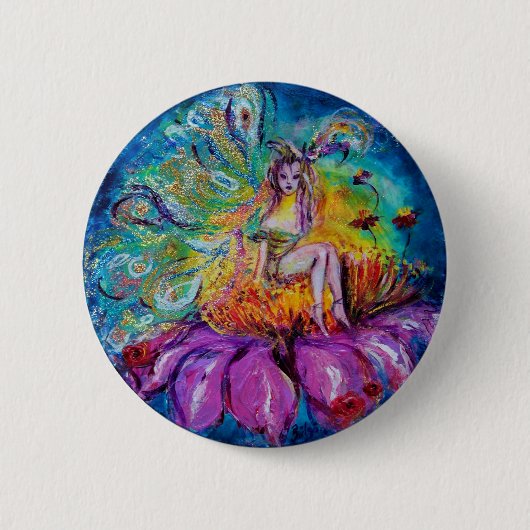 STROOMVRIJHEID IN DE NACHT Fantasy Ronde Button 5,7 Cm (Voorkant)