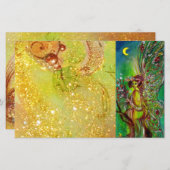 STROOMVRIJHEID IN MOONLIGHT Yellow Green Fantasy (Voorkant / Achterkant)