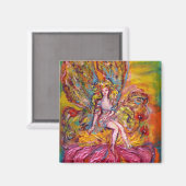 STROOMVRIJHEID OP DE PINK IRIS-fantasie Magneet (Voorkant / Achterkant)