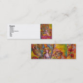 STROOMVRIJHEID OP DE PINK IRIS-fantasie Mini Visitekaartje (Voorkant / Achterkant)