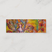 STROOMVRIJHEID OP DE PINK IRIS-fantasie Mini Visitekaartje (Achterkant)