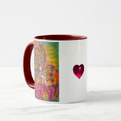 STROOMVRIJHEID OP DE PINK IRIS-fantasie Mok (Voorkant links)