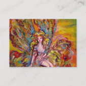 STROOMVRIJHEID OP DE PINK IRIS-fantasie Visitekaartje (Achterkant)