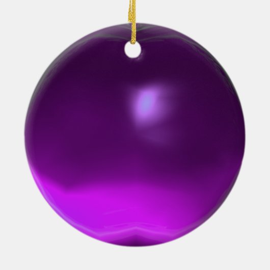 STROOMVRIJSTELLING OP PINK IRIS Paarse Gemstone Fa Keramisch Ornament (Achterkant)