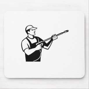 Stroomwasmachine met waterblaasdruk wassen muismat