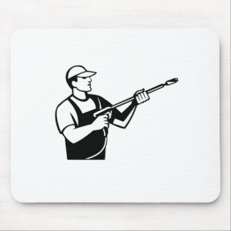 Stroomwasmachine met waterblaasdruk wassen muismat