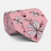 STROOMWITTE W PINKGROND STROPDAS (Opgerold)