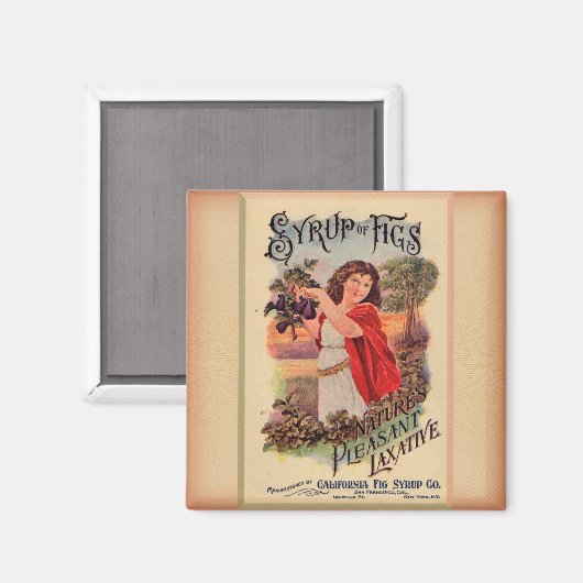 Stroop van Vijgen Laxatieve magneet (Voorkant / Achterkant)