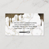 stroopglitterdruppel | Marmer en whisky Visitekaartje (Achterkant)