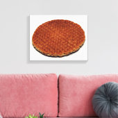 Stroopwafel Canvas Afdruk (Insitu (Woonkamer))