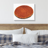 Stroopwafel Canvas Afdruk (Insitu (Slaapkamer))