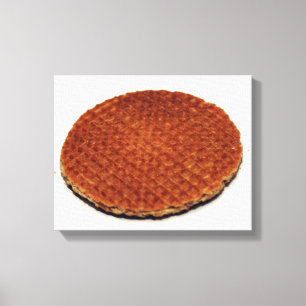 Stroopwafel Canvas Afdruk