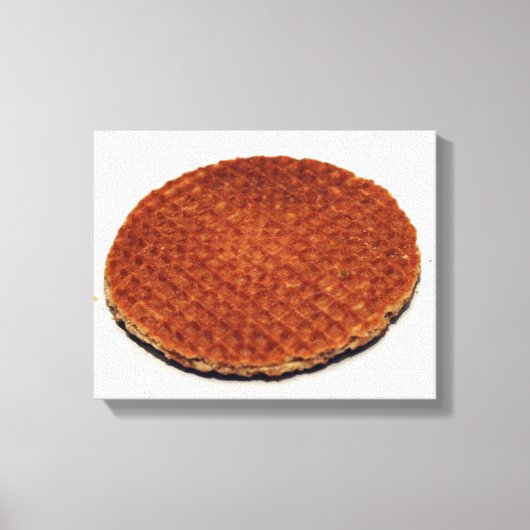Stroopwafel Canvas Afdruk (Voorkant)