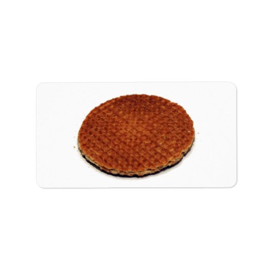 Stroopwafel Etiket (Voorkant)