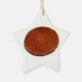 Stroopwafel Keramisch Ornament (Rechts)
