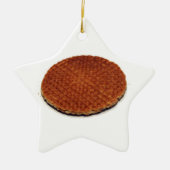 Stroopwafel Keramisch Ornament (Voorkant)