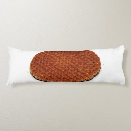 Stroopwafel Lichaamskussen (Voorkant)