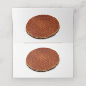 Stroopwafel Plaatskaartje (Binnenkant ongevouwen)
