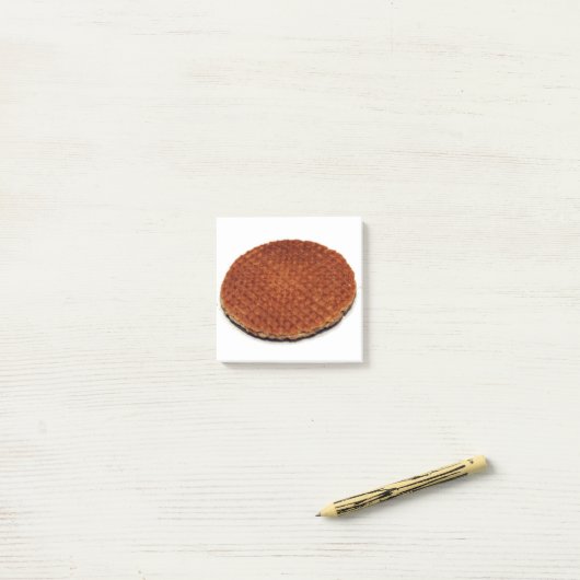 Stroopwafel Post-it® Notes (Op bureau)