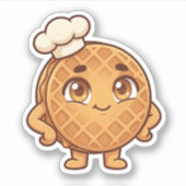 Stroopwafel Sticker (Voorkant)