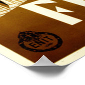 Strooster voor reizen poster (Hoek)