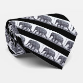 STROPDAS 1 : Muybridge Elephant Walking Stropdas (Opgerold)