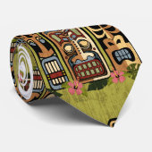 Stropdas 2 van de Partij van Tiki (Opgerold)