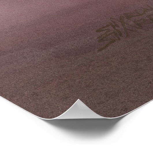 STROPDAS a GEEL RIBBON DOOR SHARON SHARPE Poster (Hoek)