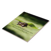 "Stropdas a Knot and Hang On" Decrotive Ceramic Ti Tegeltje (Zijkant)