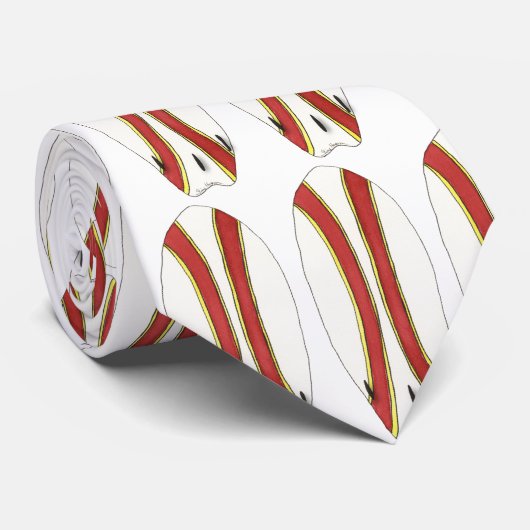 Stropdas aan de buitenkant (Opgerold)