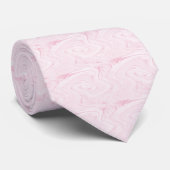 Stropdas Abstract gemuild - Roze (Opgerold)
