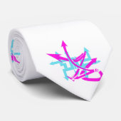 Stropdas abstracte pijlen (Opgerold)