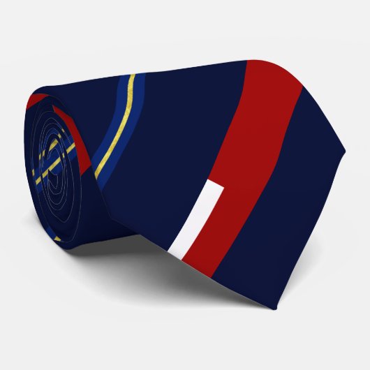 Stropdas Abu Dhabi-vlag (Opgerold)