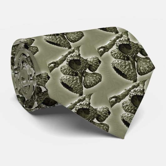 Stropdas Acorn Pet - Leger (Opgerold)