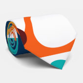 Stropdas afgeronde driehoeken (Opgerold)