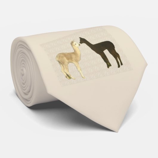 Stropdas Alpaca Cria (Opgerold)