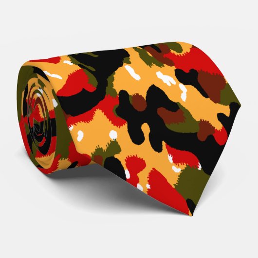 Stropdas Alpineflage Camo (Opgerold)