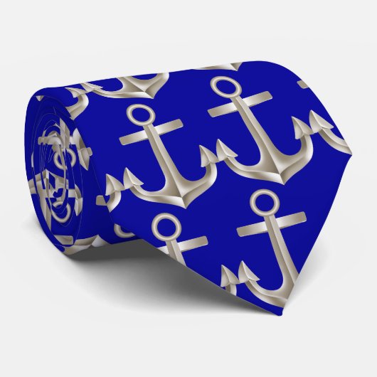 Stropdas Anchor cartoon (Opgerold)