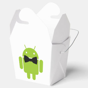 Stropdas Android Robot Icon Bedankdoosjes